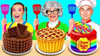 Me vs Grandma Cooking Challenge | Kitchen War by BaRaDa Best