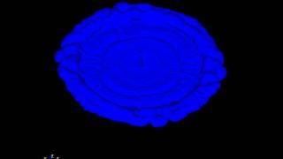 Gravitational current in a radial configuration