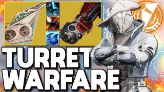 The BEST INFINITE TURRET Warlock Build EVER!!! The ULTIMATE TURRET MODE Warlock! | Destiny 2