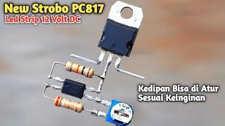 Simple!! Cara Membuat Modul Strobo dari Optocoupler PC817,Tip41||Strobe,Blinker12Volt DC