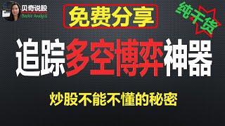 干货福利：追踪多空博弈的神器！炒股不能不懂的秘密 | 贝奇说股20211021