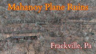 Mahanoy Plane Ruins in Frackville, Pa (Drone view)