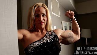 Big and Strong Biceps Girl Jill Rudison Fb bodybuilder