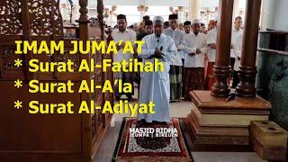 Tgk Sofyan Suri Surat Al-Fatihah, Al-A'la, Al-Adiyat Imam Jum'at