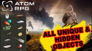 Atom RPG - All unique hidden special objects and items you can find in the game. Very weird stuff !