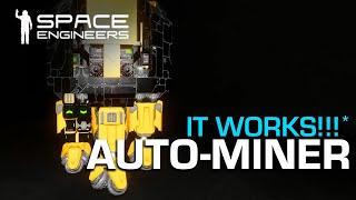 Build an Auto Mining Drone Without Scripts - Part 2 (Space Engineers)