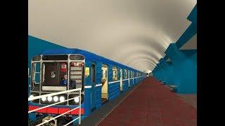 trainz 2012 обзор карты "Николаевский Метрополитен" + запуск номерного 81-717