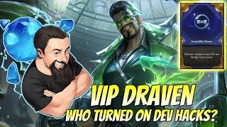VIP Draven - Who turned on Dev Hacks?? | TFT Neon Nights | Teamfight Tactics