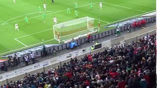 VfB vs. Gladbach - 4.': Scharfer Schuss Gentner (2018 live @ Mercedes-Benz Arena - Stuttgart)