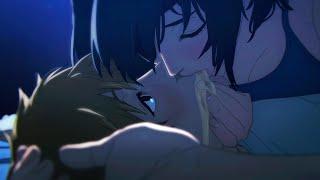 Denji and Himeno ( Bed scene ) - the second part #anime #chainsawman #himeno