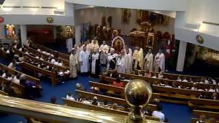 Pathiarch Sviatoslav visiting St Demetrius Ukrainian Catholic Church in Toronto