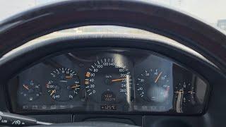 Mercedes Benz W140 S500L - Acceleration / Top Speed / 4K UHD