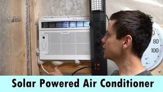 Solar Shed: Running a Cheap Air Conditioner