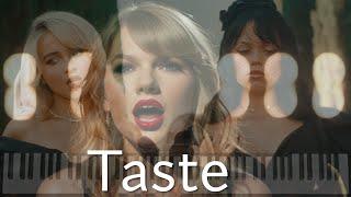 Taste Sabrina Carpenter | Taylor Swift AI Cover with Lyrics