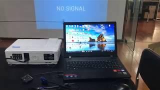 About the projector has no signal，How to solve？