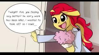 MLP SCISET Sunset and Twilight comic