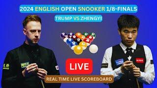 Judd Trump Vs Fan Zhengyi LIVE Score UPDATE Today Day 4 English Open Snooker 1/8-Finals Sep 19 2024