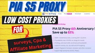 PIA S5 Residential Proxy Review - 911.re Alternative || Low Cost Proxies