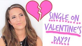 HOW TO SURVIVE BEING SINGLE ON VALENTINE'S DAY! | Adrienne Finch