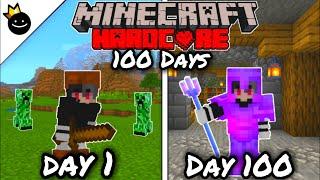 I Survived 100 Days in Hardcore Minecraft - BasicKing