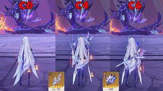 SKIRK C0 ~ C6 COMPARISON | GENSHIN IMPACT