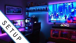 Gaming Setup / Room Tour! - 2019 - Ultimate Small Room Setup!