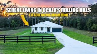 Serene living in Ocala’s Rolling Hills: 1.14 acre NO HOA dream home!