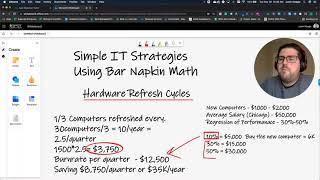 Simple IT Strategies Using Bar Napkin Math: Hardware Refresh