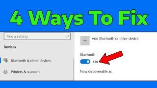 How To Fix Bluetooth ON/OFF Switch Missing Windows 11