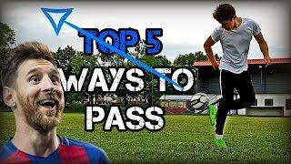 Learn 5 BEST Passing Football Skills Tutorial | UFS2000