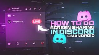 How to do screen sharing in Discord on Android | Discord Mobile