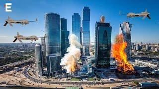  МАСОВАНИЙ УДАР  росію атакували дрони: було гучно у москві та кількох областях
