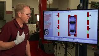 Wheel Alignment Using a Hunter Alignment Machine