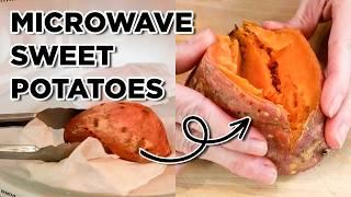 How to Microwave Sweet Potatoes | Perfect Every Time!