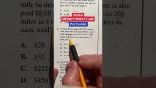 ASVAB Arithmetic Reasoning #2 Question Walk Through