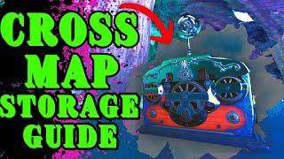 OVERPOWERED CROSS MAP Storage Guide!!!! How To Teleport Resources in Ark Walk Through!!!