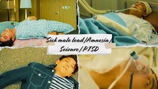 Sick male lead | Amnesia | Seizure | PTSD. He had an accident, and he lost his memory of her.