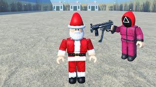 SQUID GAME RP *How To Get Santa Morph Badge* Roblox