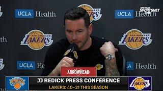 JJ Redick reaction to Lakers overtime win vs Knicks | March 6, 2025