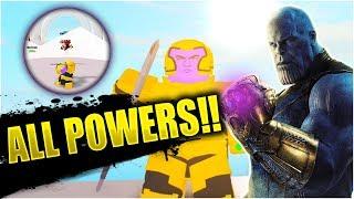 ALL POWERS in Superpower City! | Roblox | Superpower City