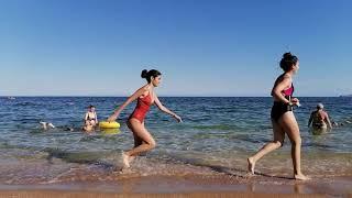 Крым 2020. Лазурный пляж в Феодосии. Канал Тутси Влог.