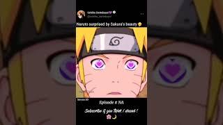 Naruto surprised by Sakura's beauty 