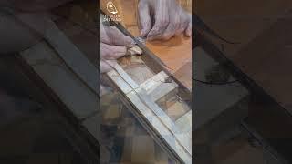 Puerta placa reparada #eltallerdeltano #carpintero #reparacion #wood #Woodwork #woodworktips #tip