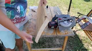 Parkside Cordless Circular Saw 20V Unboxing Testing