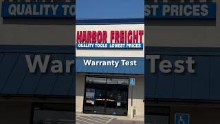 Harbor Freight Warranty Test