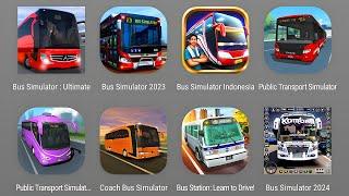 Bus Games:Bus Simulator Ultimate,Bus Simulator Indonesia,Bus Simulator 2023,Coach Bus Simulator