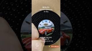 #rolex #airking #ferrari250gto  #handpainted #customwatch #watch #customized #vintagerolex #painting