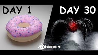 I forced myself to learn blender everyday for 30 days