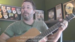 Guitar Lessons - Red Light by David Nail  - cover chords Beginners Acoustic songs