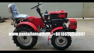 Chinese 15hp Mini Small Farm Machinery Agricultural Garden Tractor for Best Price